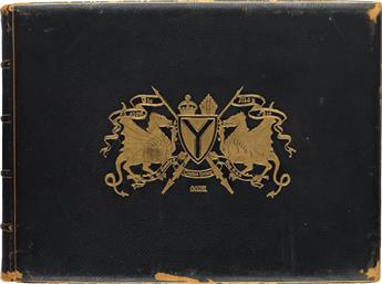 (GREAT BRITAIN--A RENAISSANCE FAIR) A large and ornate presentation album entitled All about the May Fair in the Grounds of the Clapham